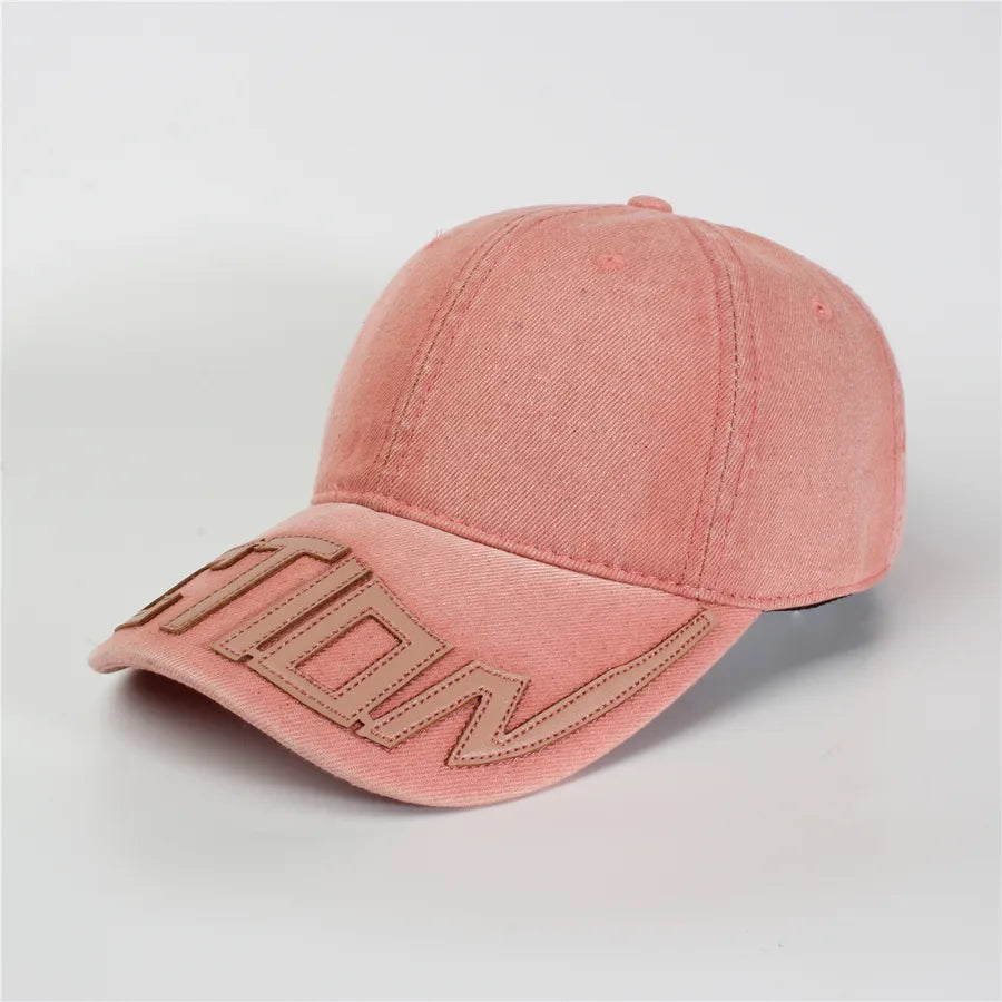 Retro New Style Denim Fishing Cap Women's Harajuku Sun Protection Bucket Hat Cuffed Tear Design Casual Versatile Streetwear