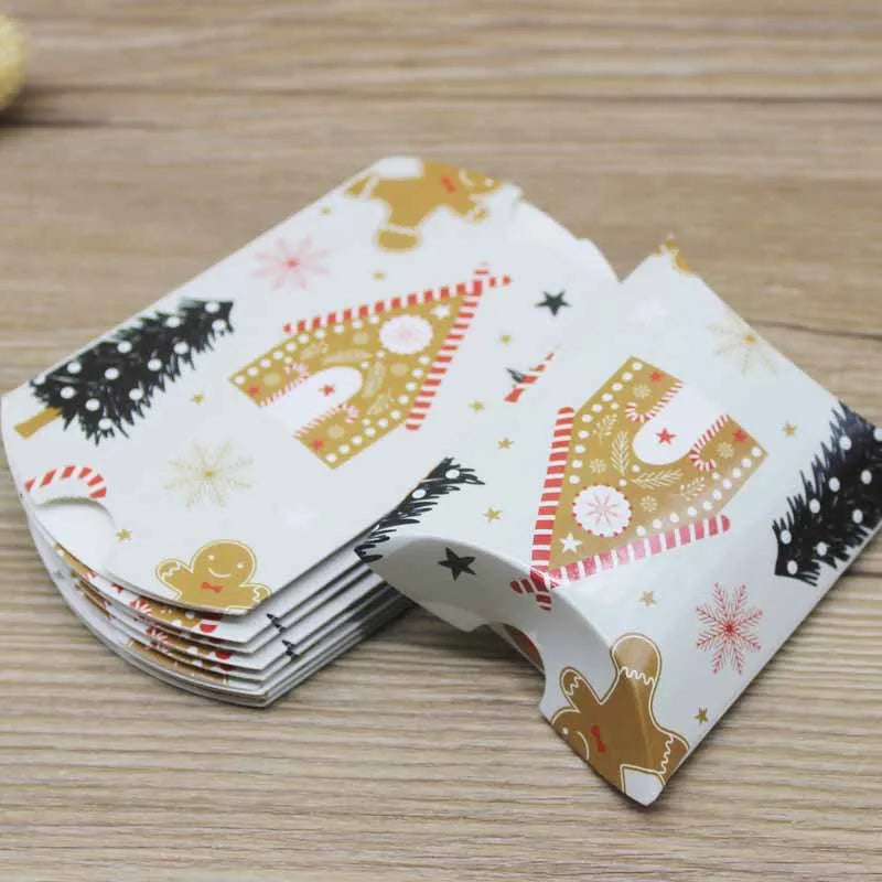 Multicolor Handmade Christmas Gift Box Wedding Candy Swan Packaging Box Floral Design Jewelry Present Container
