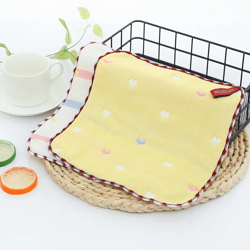 Cute Cartoon Cotton Burp Cloths Baby Accessories