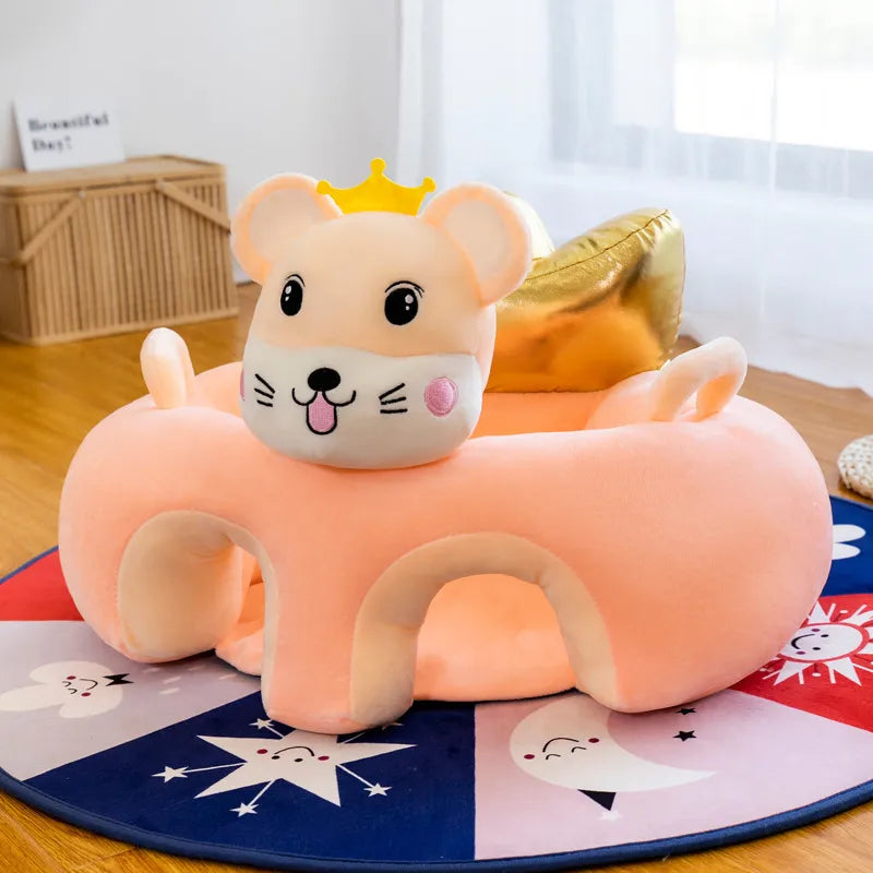 New Cartoon Baby Learning Seat Sofa Children Plush Sofa Lazy Sofa Chair Baby Learning Seat Gift Wholesale
