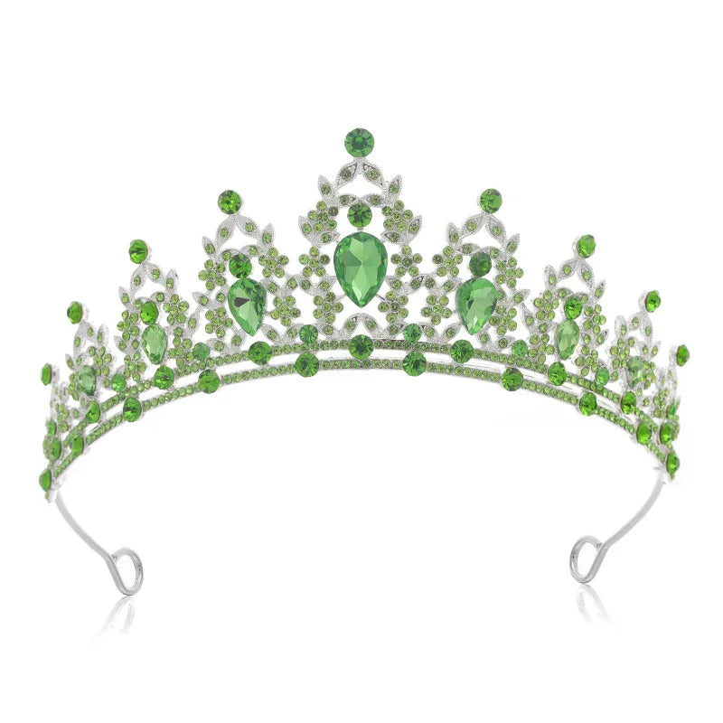 Fashion Women'S Crown Alloy Inlay Rhinestones Crown