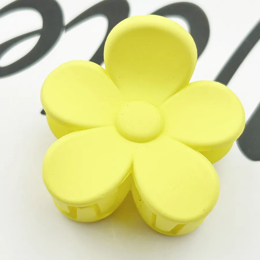 Frosted Flower Hair Clip Back Head Updo Hair Clip Barrettes Ponytail Bun High-Grade Sense Barrettes Shark Clip Wholesale