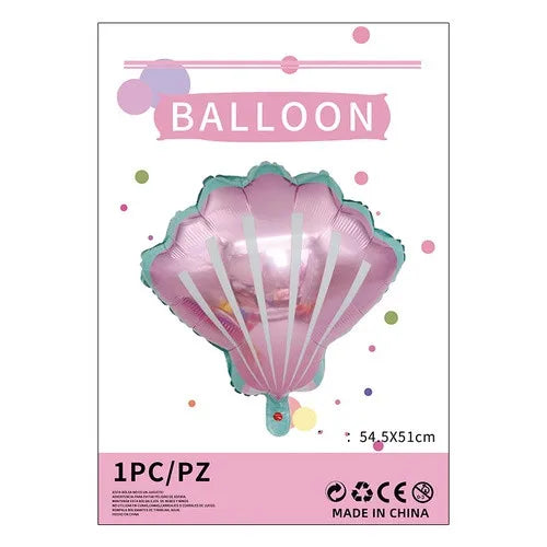 cartoon style cute animal mermaid aluminum film holiday party balloons