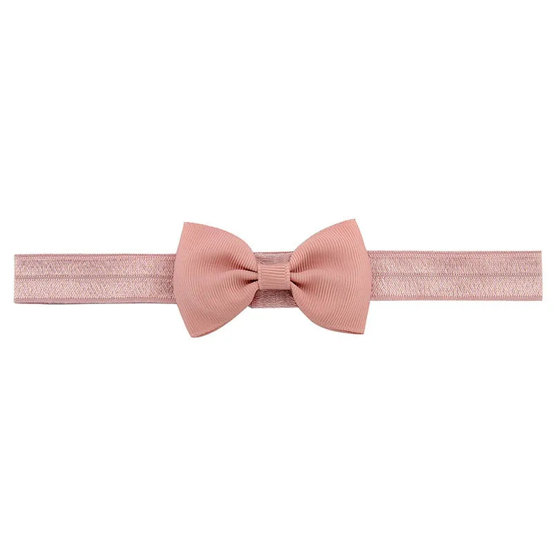 Explosive New Hairband Simple Kidsren's Multi-color Optional Bow Rib Single Knot Headband Hot Sale
