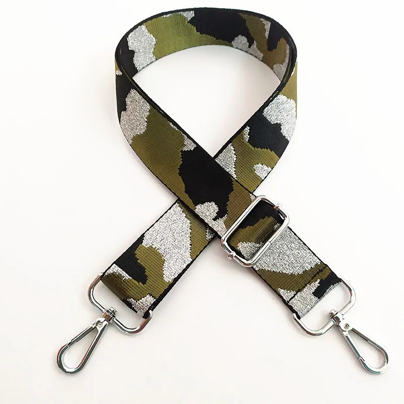 new wide camouflage webbing adjustable shoulder messenger long strap