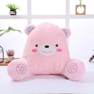 Cute Cartoon Lumbar Support Pillow Office Chair Backrest Pad Car Seat Cushion Pregnant Women Waist Pillow