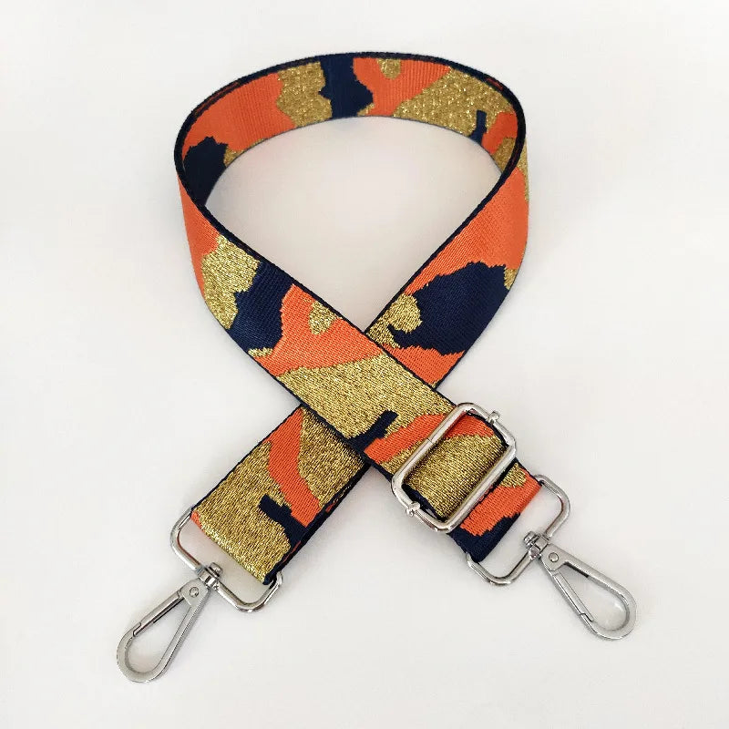 new wide camouflage webbing adjustable shoulder messenger long strap