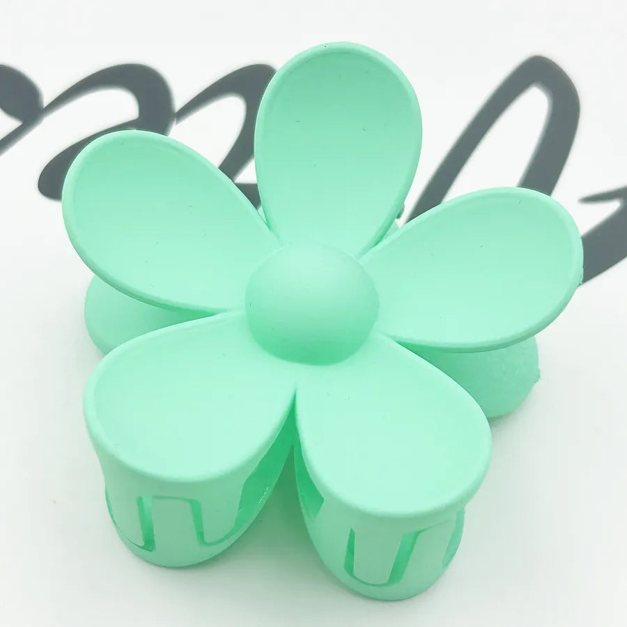 Frosted Flower Hair Clip Back Head Updo Hair Clip Barrettes Ponytail Bun High-Grade Sense Barrettes Shark Clip Wholesale