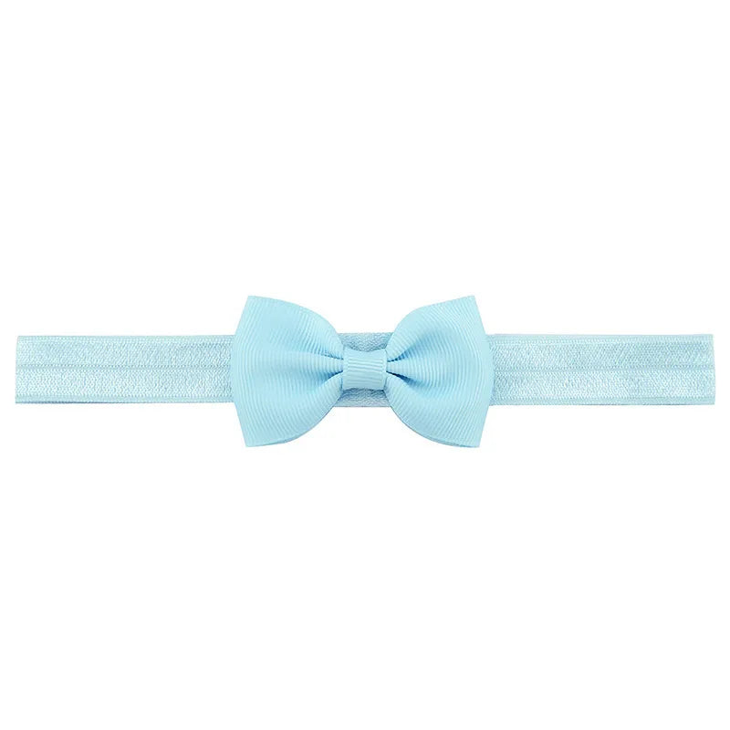 Explosive New Hairband Simple Kidsren's Multi-color Optional Bow Rib Single Knot Headband Hot Sale