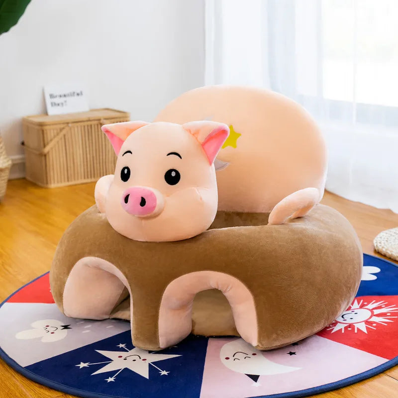 New Cartoon Baby Learning Seat Sofa Children Plush Sofa Lazy Sofa Chair Baby Learning Seat Gift Wholesale