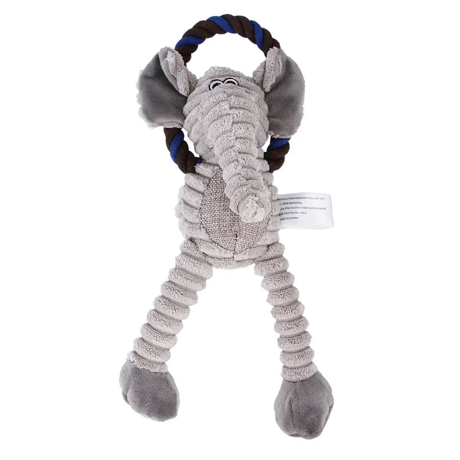 cute cloth animal pet toys
