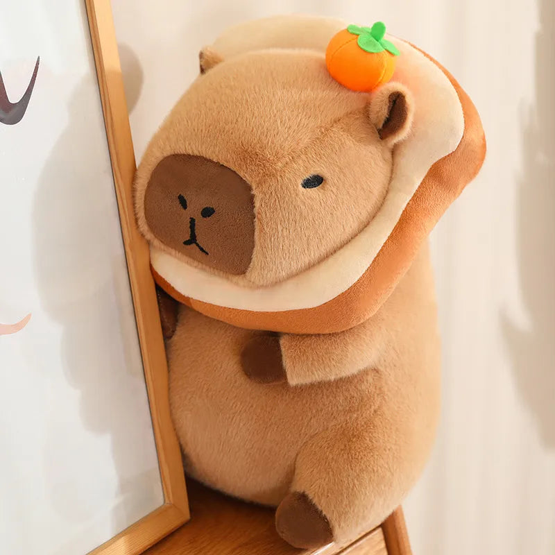 Trendy Capybara Plush Toy Cute Birthday Gift Children's Stuffed Animal Doll Transforming Plushie PP Cotton Material