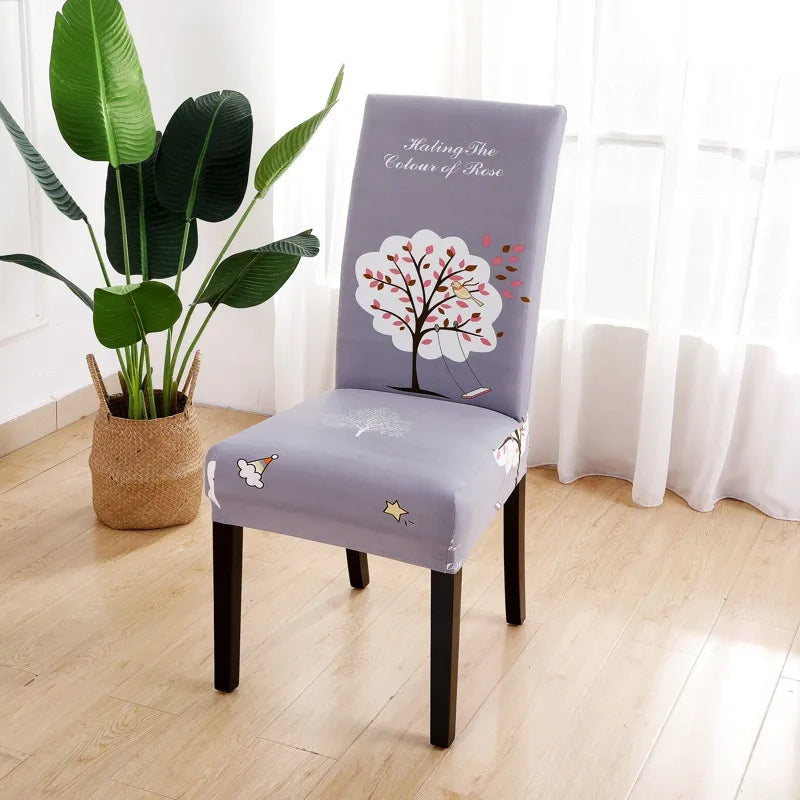 Chair Cover Hotel Chair Cover Dining Chair Cover One-piece Elastic Chair Cover Office Computer Seat Cover