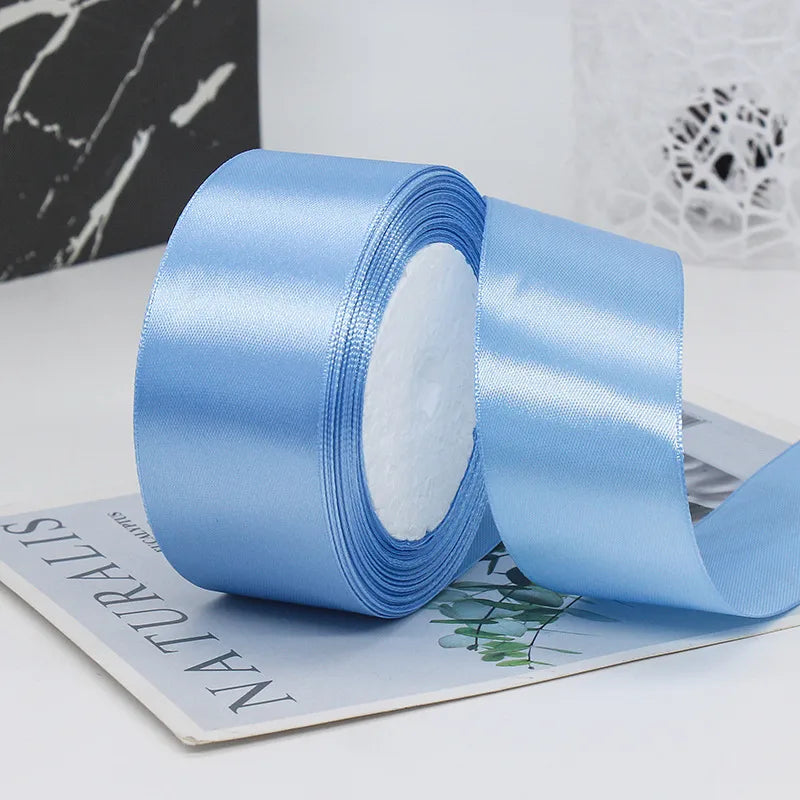 Modern Style Solid Color Polyester Holiday Wedding Birthday Party Supplies Gift Wrapping Supplies 1 Roll