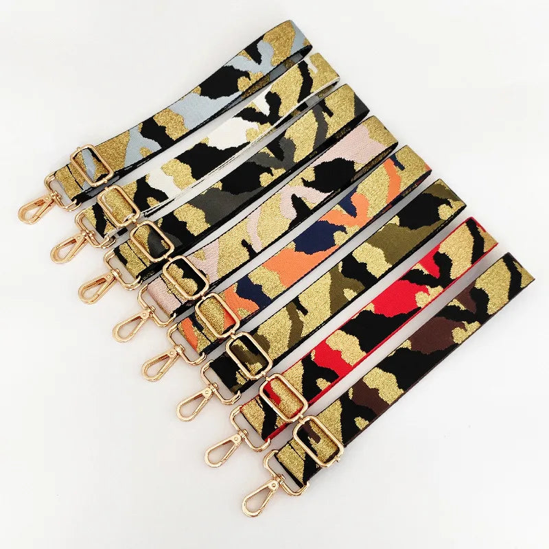 new wide camouflage webbing adjustable shoulder messenger long strap