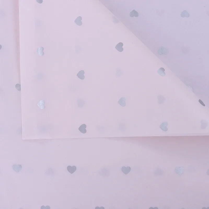 korean heart printting wrapping sydney paper