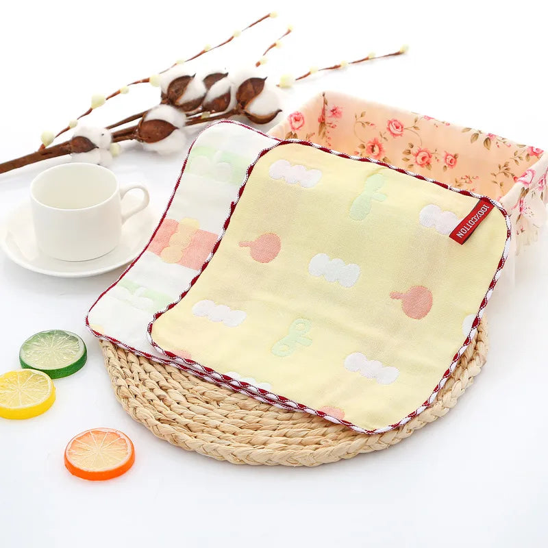 Cute Cartoon Cotton Burp Cloths Baby Accessories