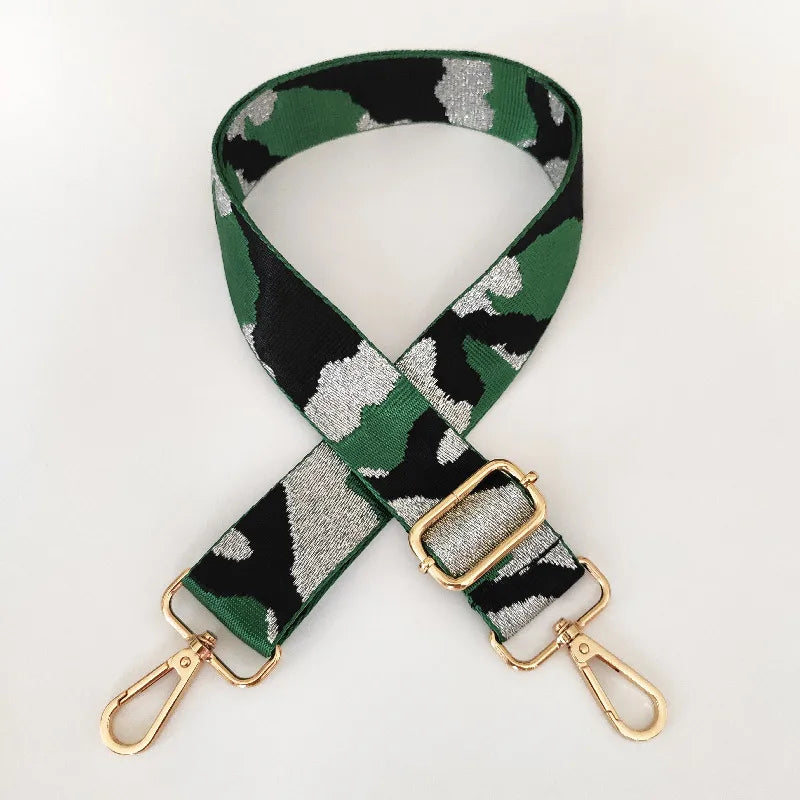 new wide camouflage webbing adjustable shoulder messenger long strap