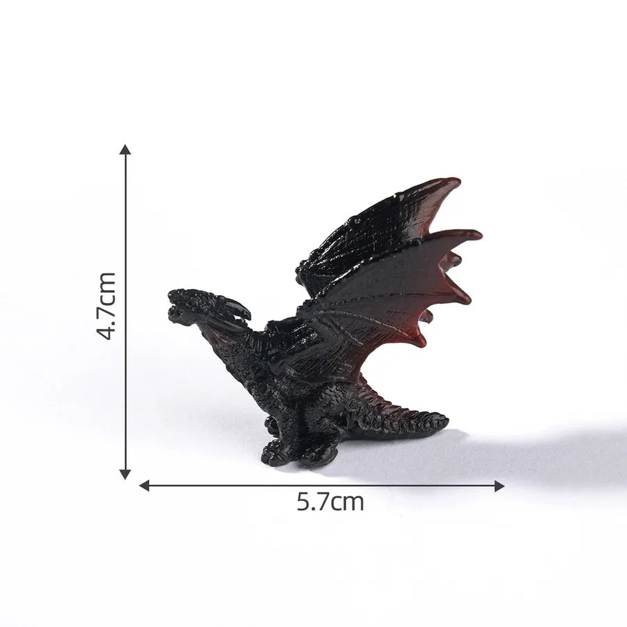 New Halloween Skeleton Bat Doll Diy Decorative Accessories Miniature Landscape Small Ornaments Resin Crafts Cartoon Style