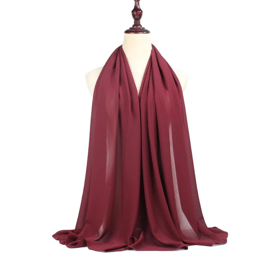 Unisex Basic Simple Style Solid Color Polyester Kerchief