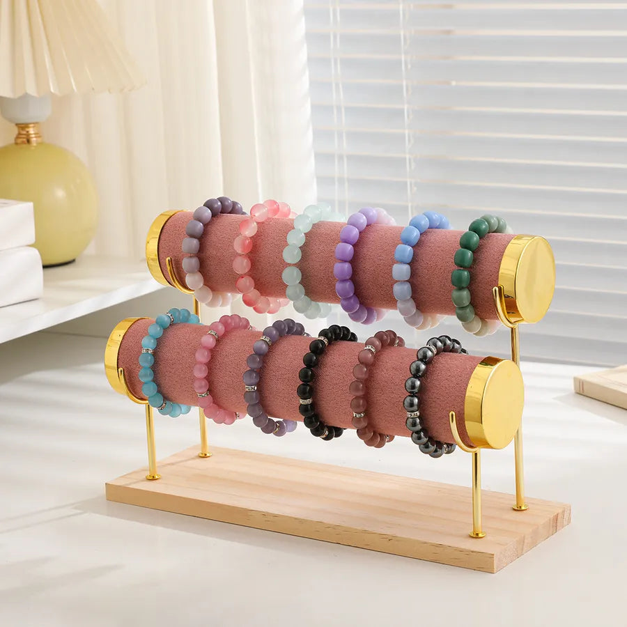 High-End Jewelry Display Stand Multi-Layer Bracelet Holder Watch Storage Rack Novelty Design Wooden Jewelry Accessory Showcase