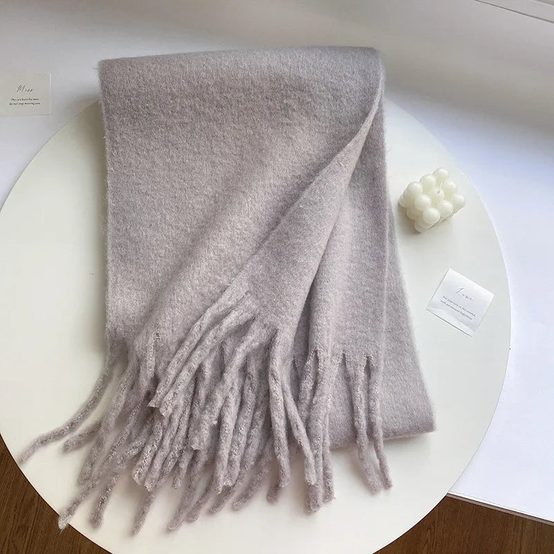 Unisex Casual Simple Style Classic Style Lattice Imitation cashmere Scarf