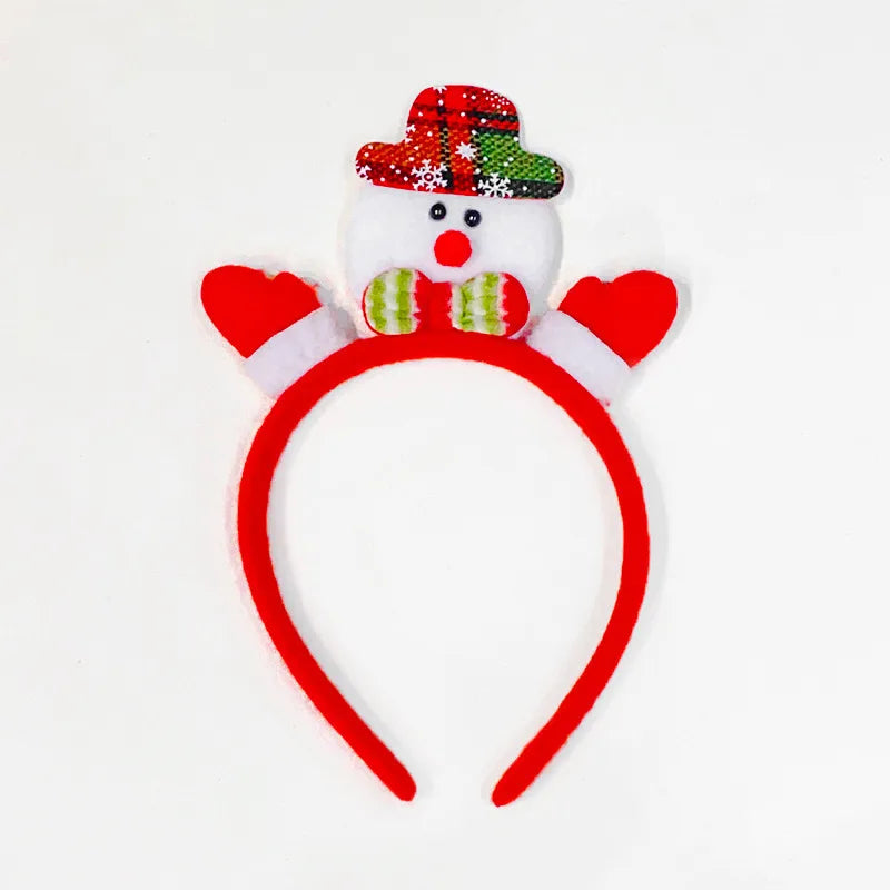 Christmas Cartoon Style Christmas Tree Snowman Snowflake Party Festival