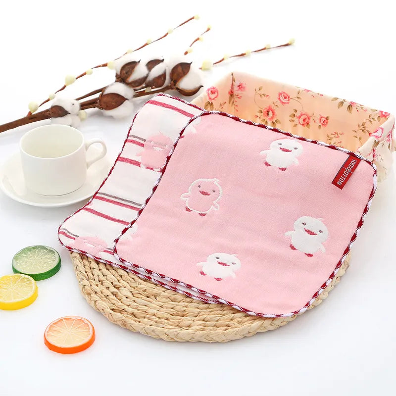 Cute Cartoon Cotton Burp Cloths Baby Accessories