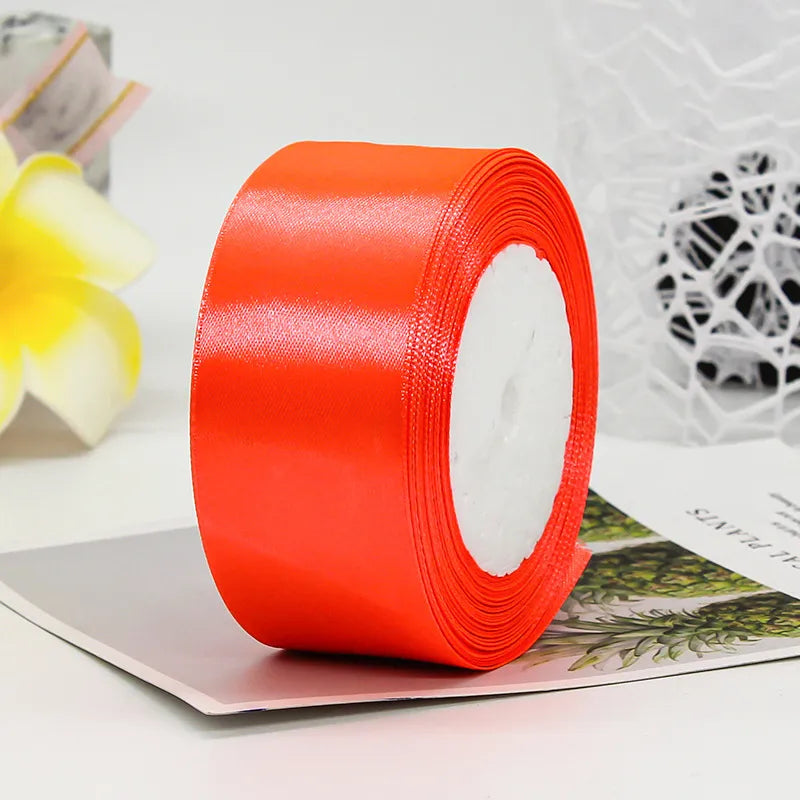 Modern Style Solid Color Polyester Holiday Wedding Birthday Party Supplies Gift Wrapping Supplies 1 Roll