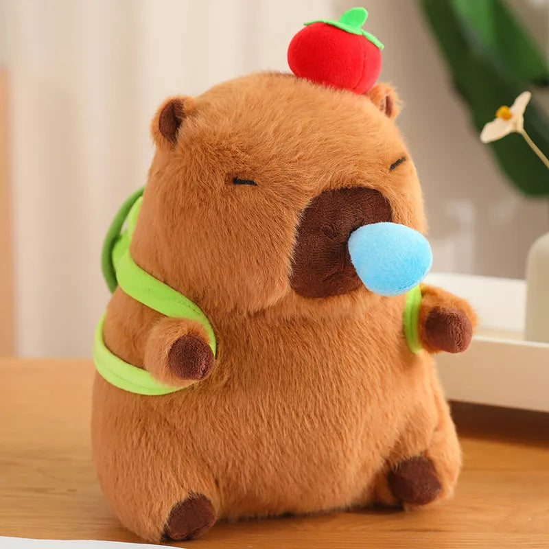 Trendy Capybara Plush Toy Cute Birthday Gift Children's Stuffed Animal Doll Transforming Plushie PP Cotton Material
