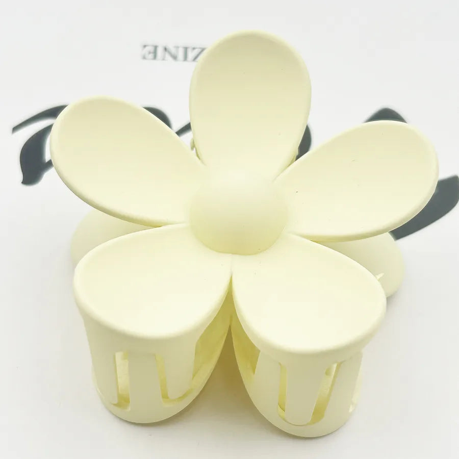 Frosted Flower Hair Clip Back Head Updo Hair Clip Barrettes Ponytail Bun High-Grade Sense Barrettes Shark Clip Wholesale