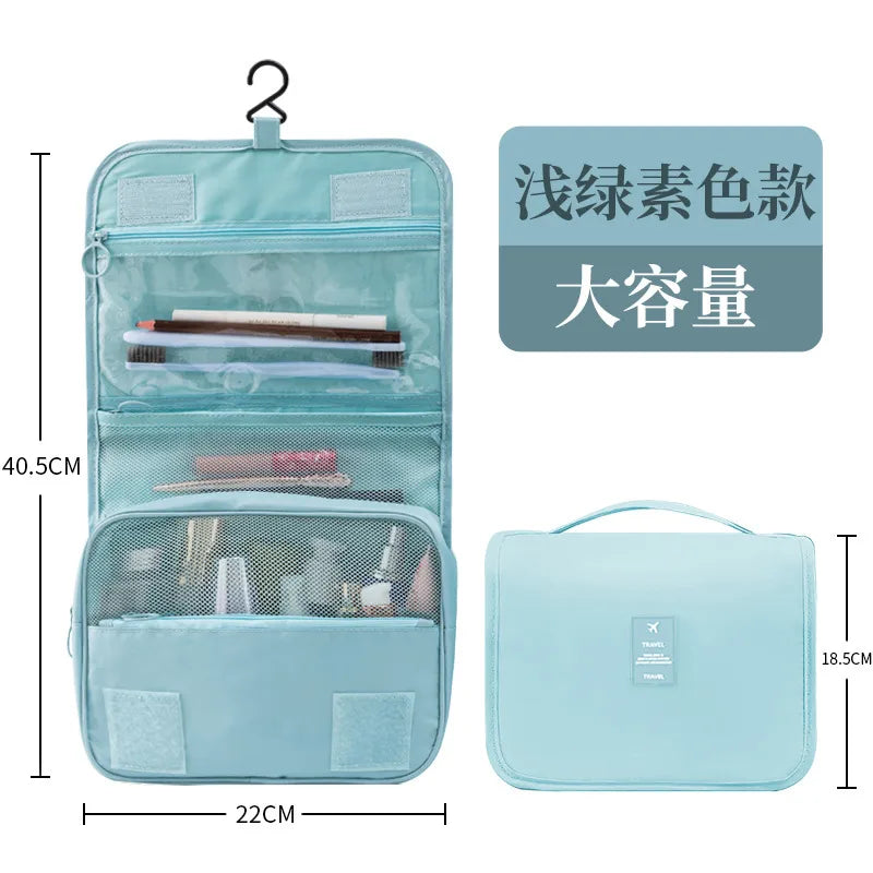 Hanging Cosmetic Bag Advanced Wash Bag Large Capacity Dry and Wet Separable Mesh Hanging Advanced Cosmetic Bag