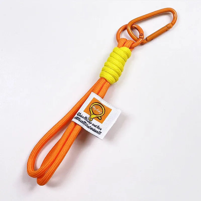 Cute Metal Keychain Pendant Beaded Bookbag Girl's Bag Charm Style Cartoon Design Half Handmade Flower