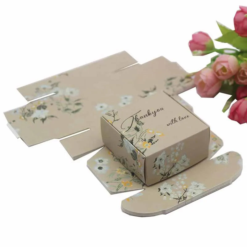 Multicolor Butterfly Handmade Gift Box Black Cow White Jewelry Packaging Thank You Box Elegant Present Container