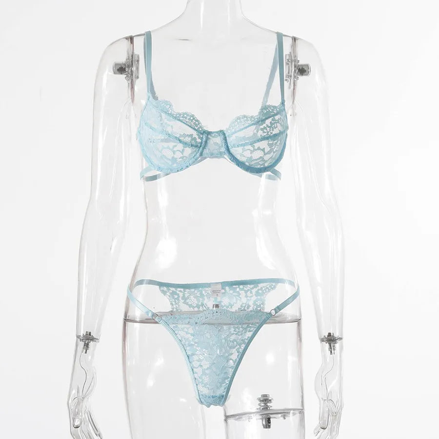 lace sexy lingerie two-piece set one-piece set