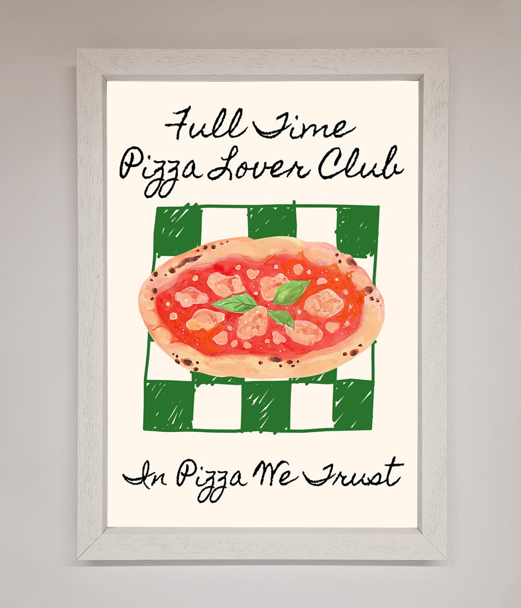 Pizza Lover Club Framed Wall Art - Zestio