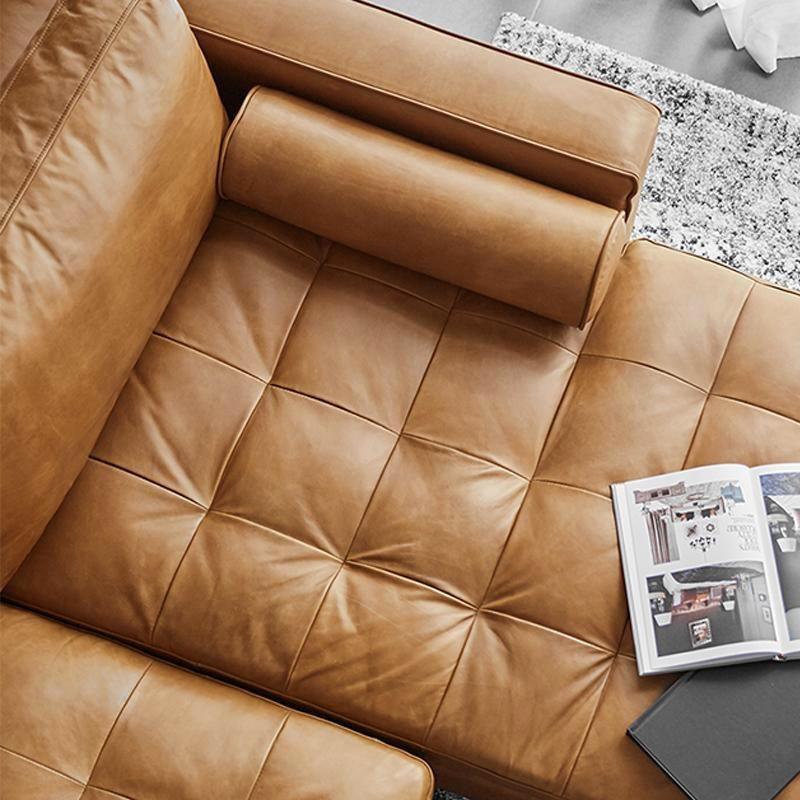 Porto Three Seater Sofa, Real Leather