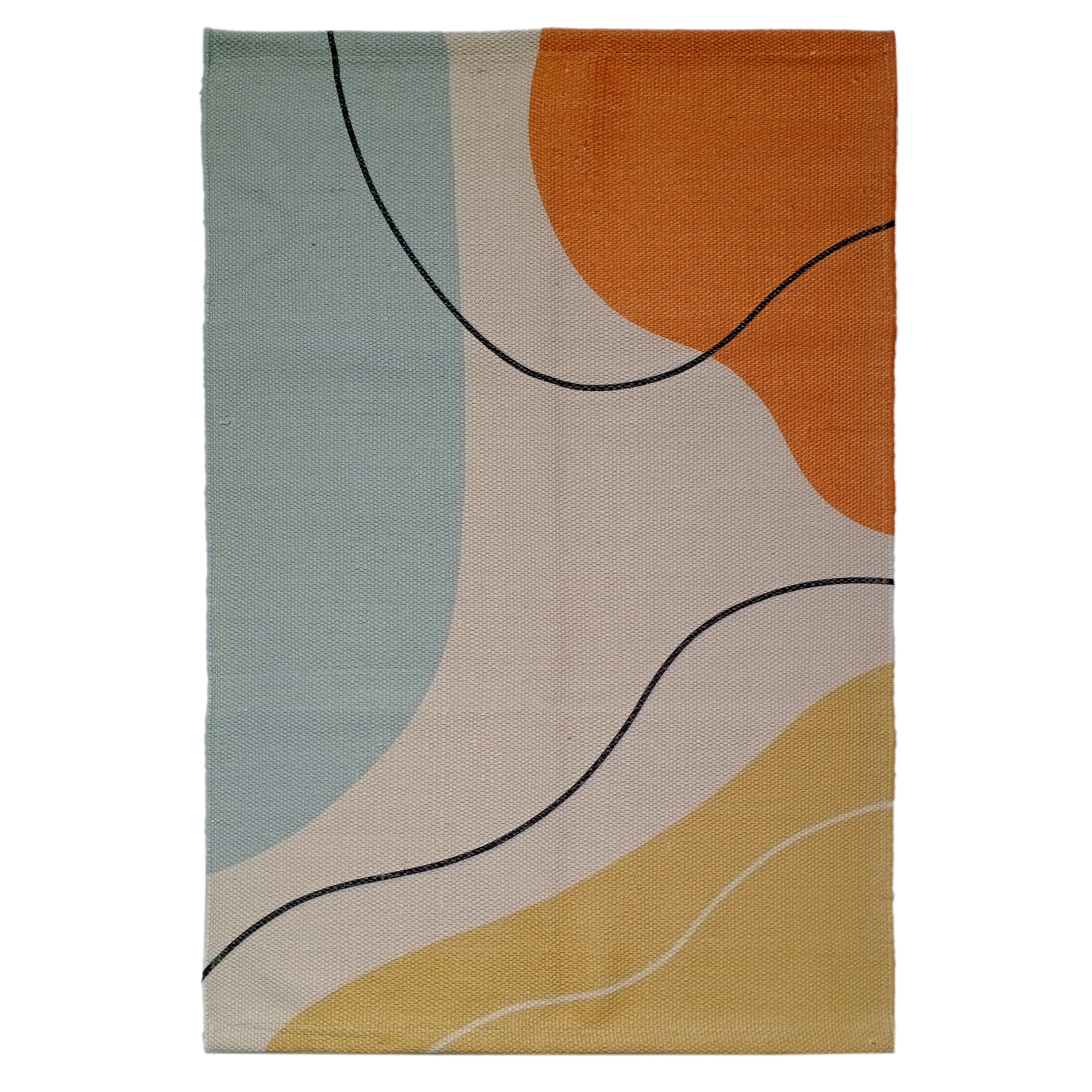 OLIVIA ROCCO Printed Rug Venus Design Modern Non Slip Soft Durable Floor Rug For Living Room Bedroom Office With Non Slip Backing