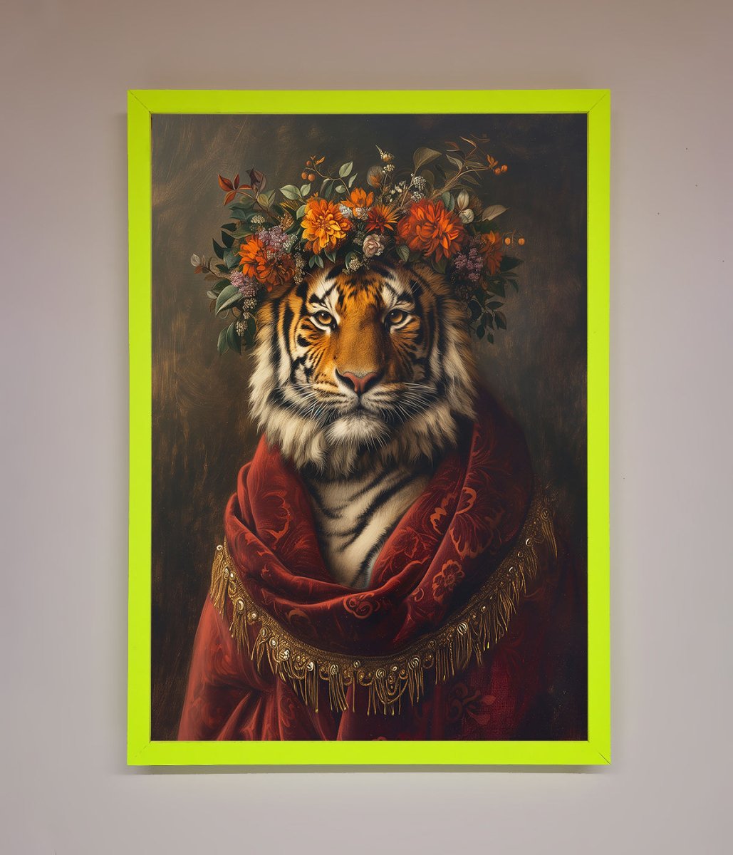 Renaissance Tiger Framed Wall Art - Zestio