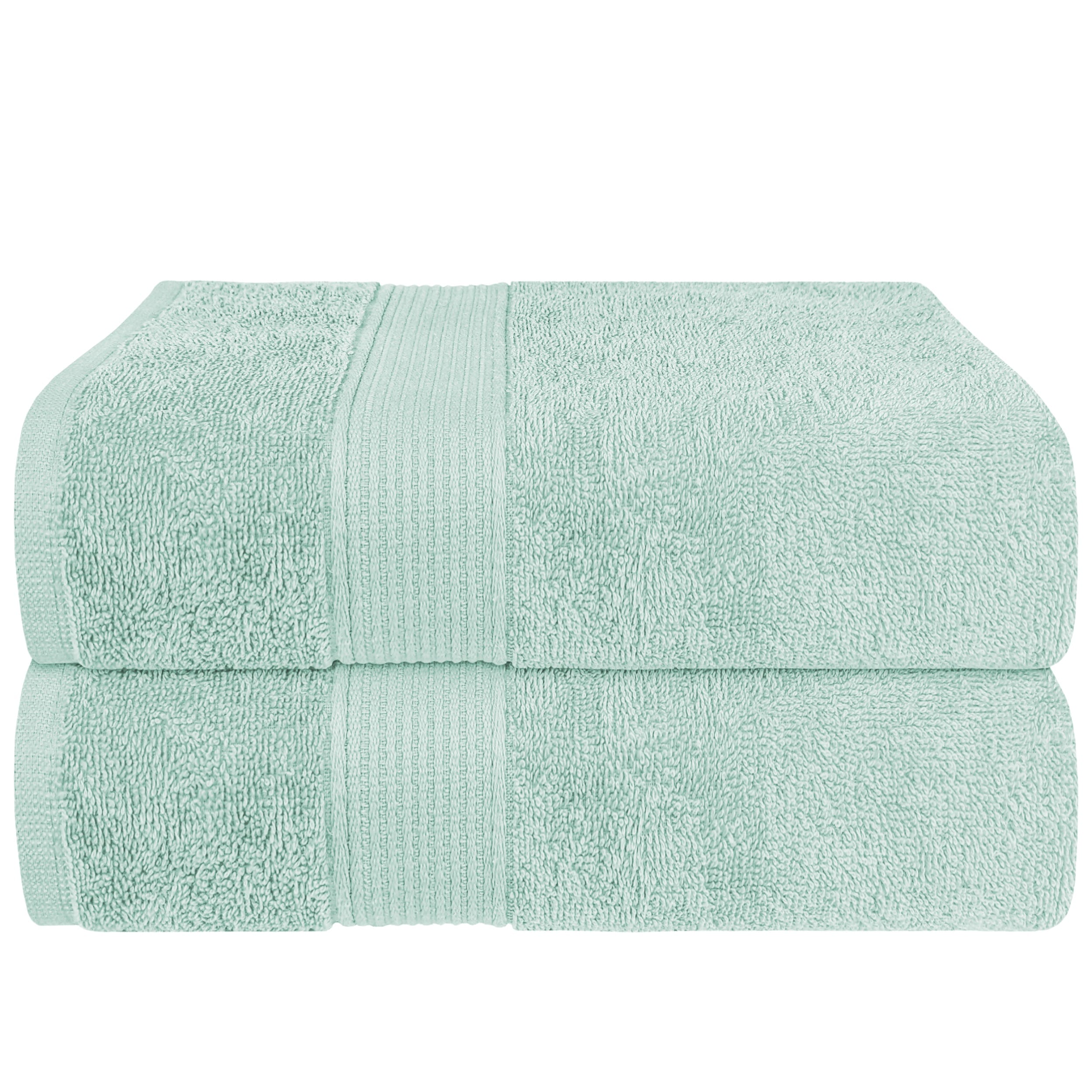 OLIVIA ROCCO Rhodes Towel Seafoam 100 Percent Cotton Hotel Quality Soft Super Absorbent Hand Towels Sheets And Face Cloths