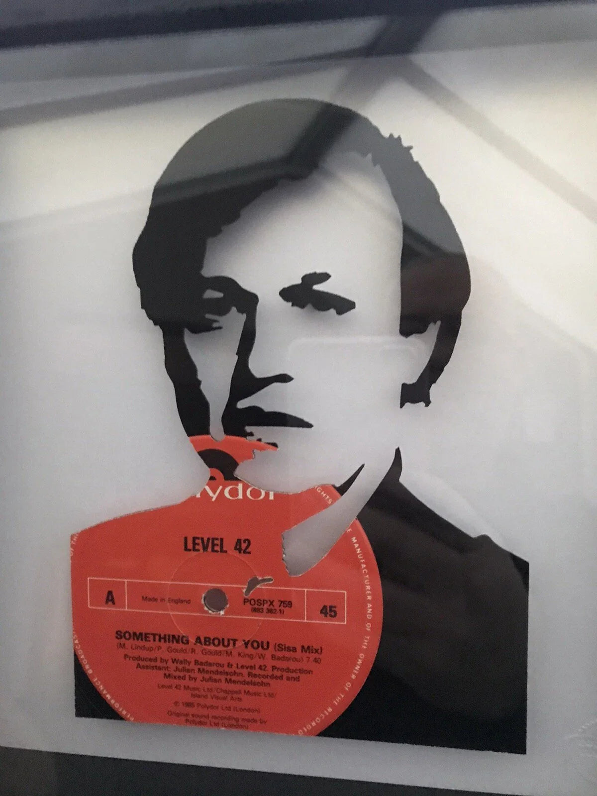 Mark King of Level 42 - Something About You Vinyl Record Art 1985