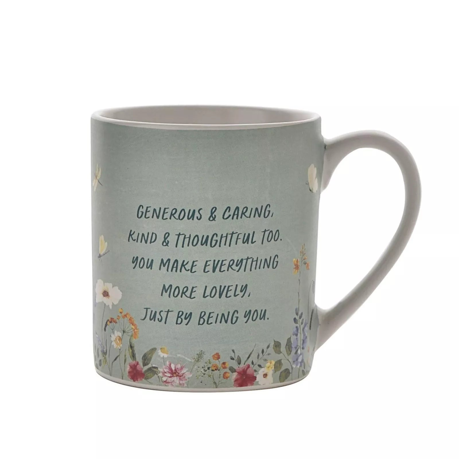 Cottage Garden Lovliest Mum Wild Flower & Bee Design Mug