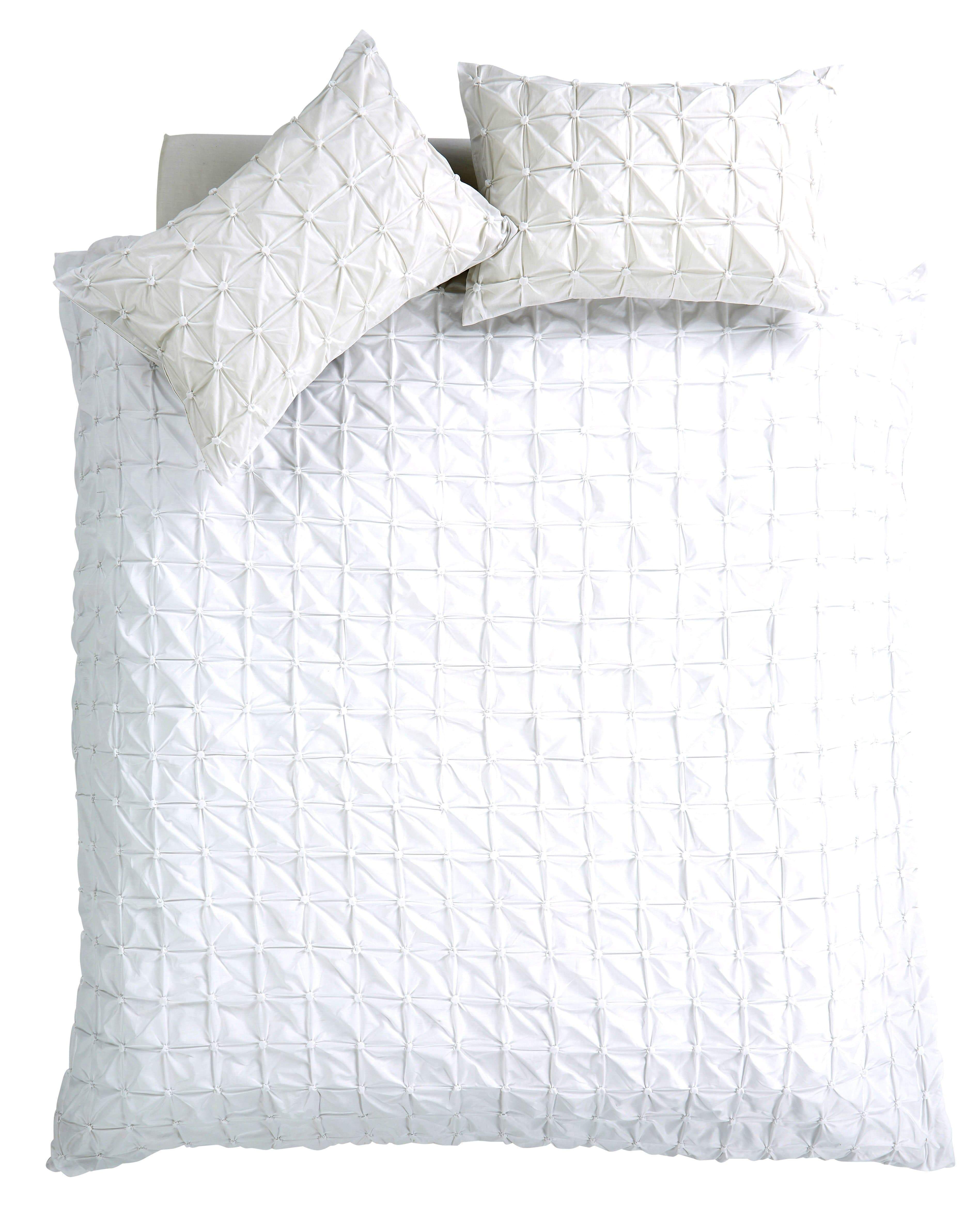 OLIVIA ROCCO Seville Duvet Set Cotton-Rich Luxury With Handmade Pintuck Detailing Super-Soft Bedding All Sizes Designed In England