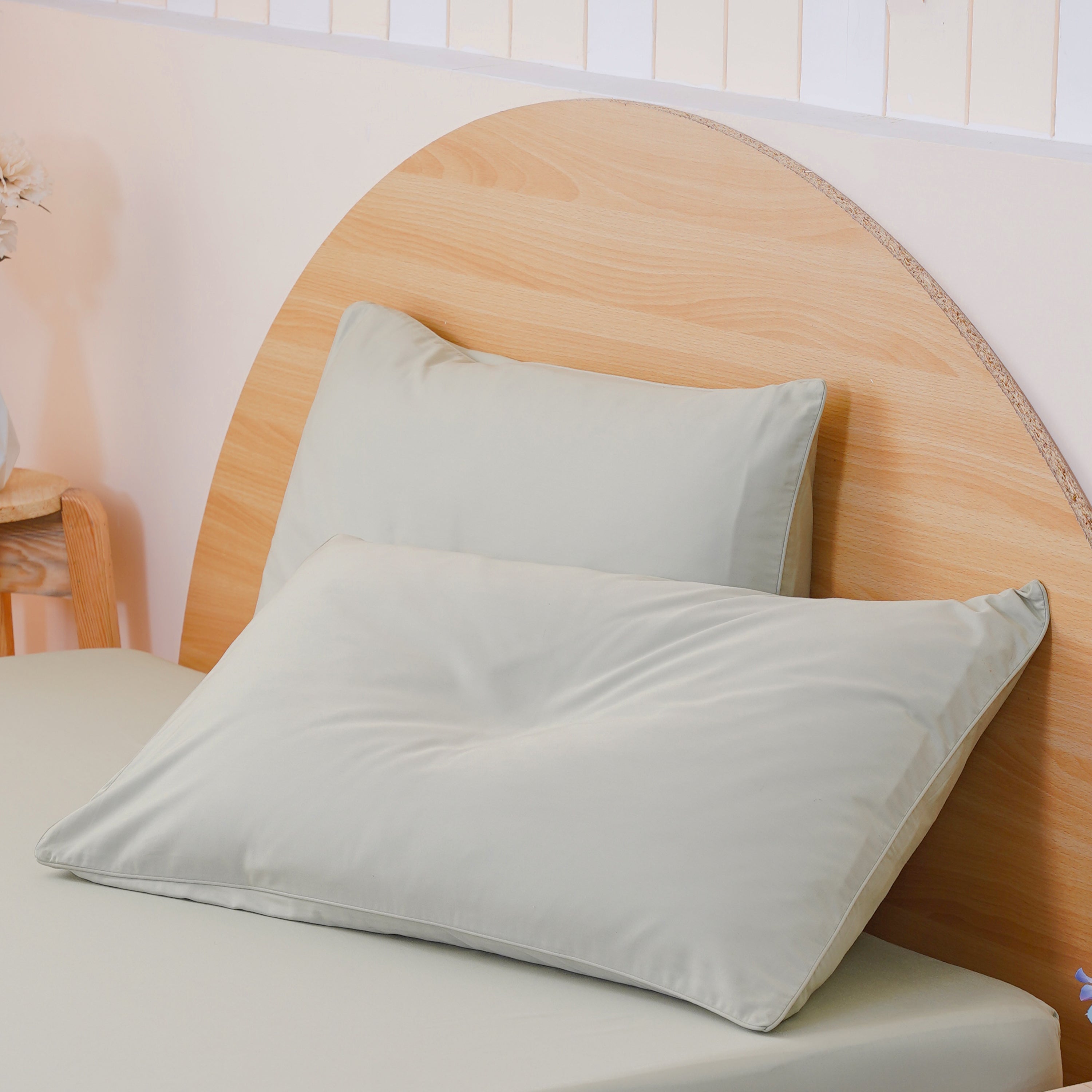 Ackly Bamboo Sage Green Duvet Cover Set