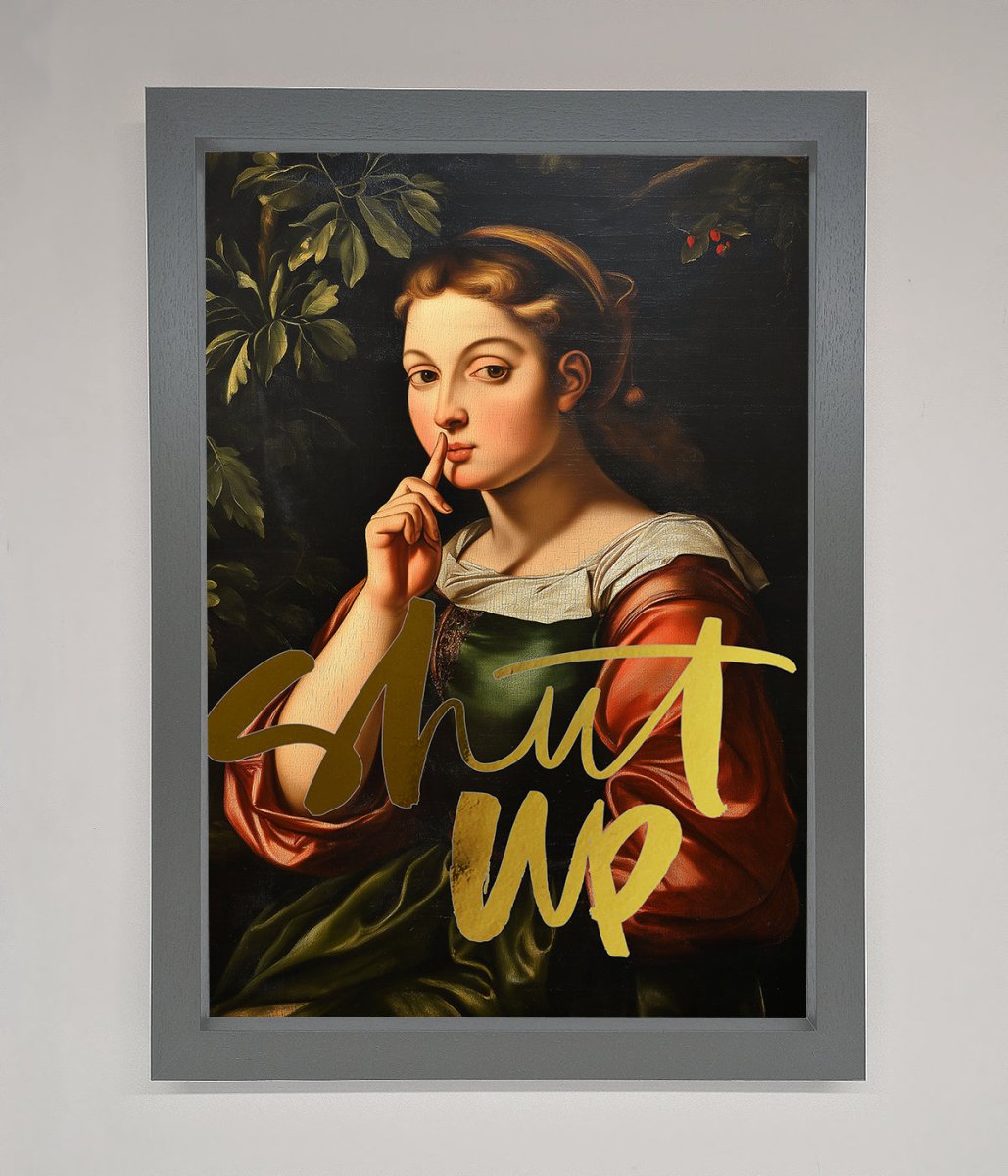 Shutup Foil Print - Zestio