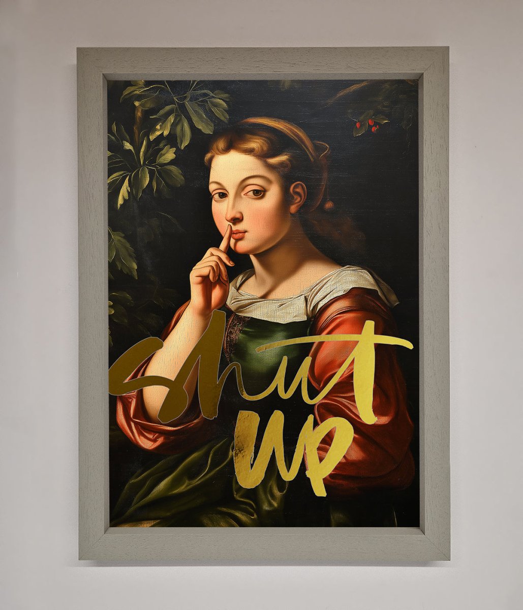 Shutup Foil Print - Zestio