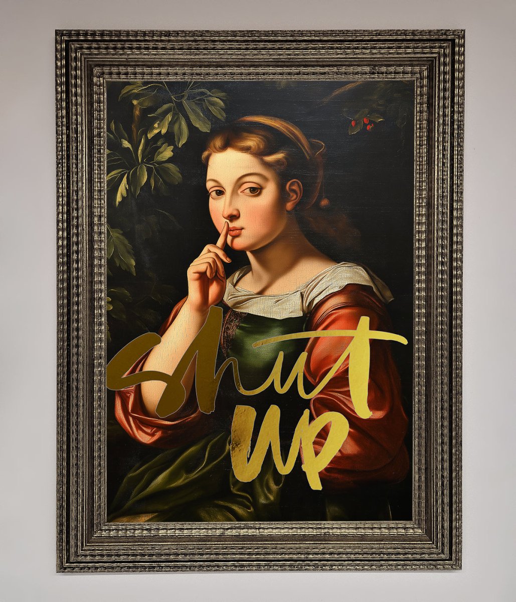 Shutup Foil Print - Zestio
