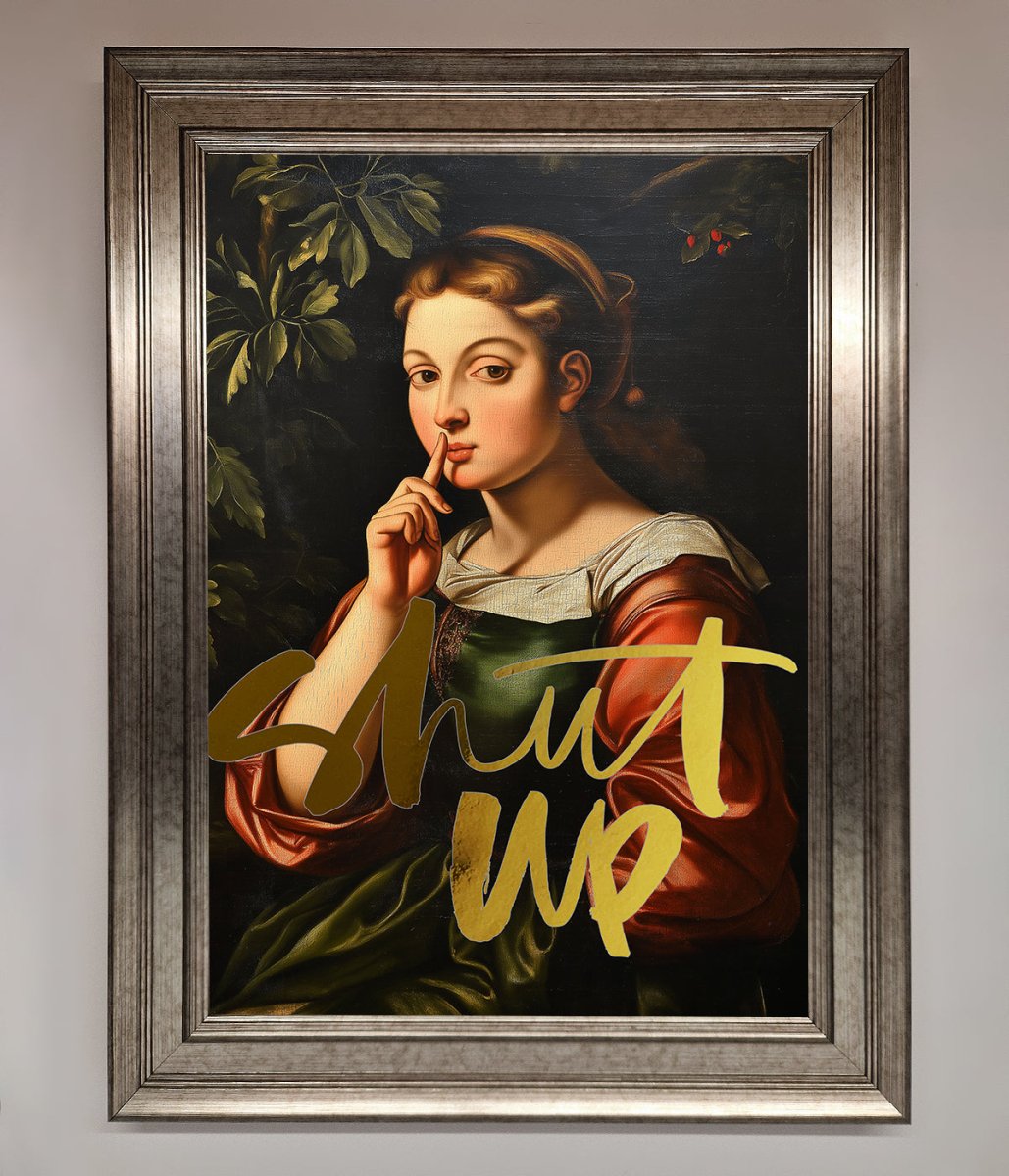 Shutup Foil Print - Zestio