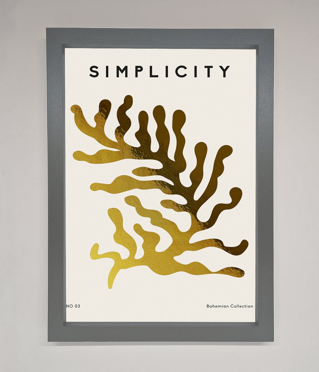 Simplicity Plant Foil Print - Zestio