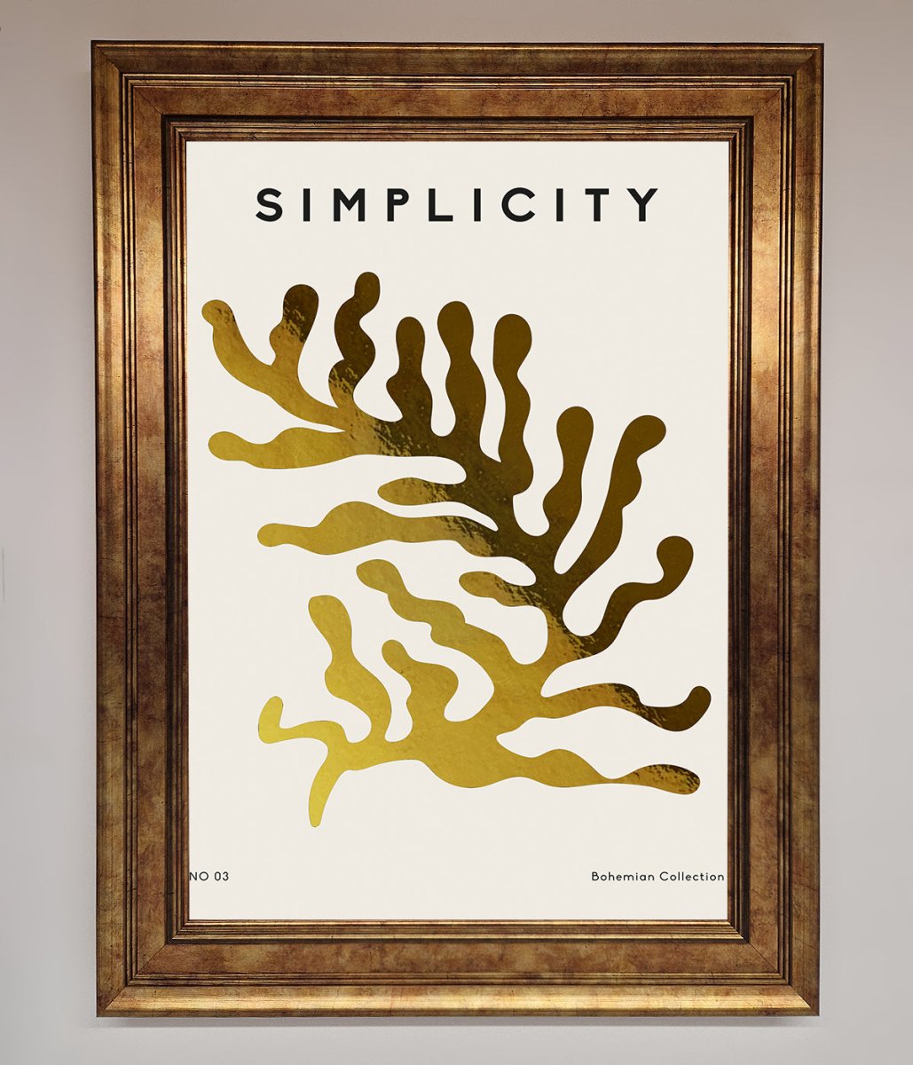 Simplicity Plant Foil Print - Zestio